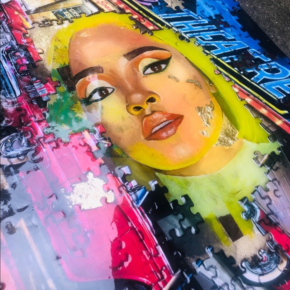 Woman portrait painting - Picture 3 of 3